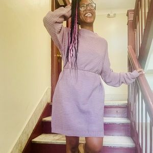 PLT Purple Sweater Dress